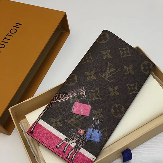 Adesivi In ​​tela Con Monogramma Louis Vuitton Portafoglio Brazza M66540