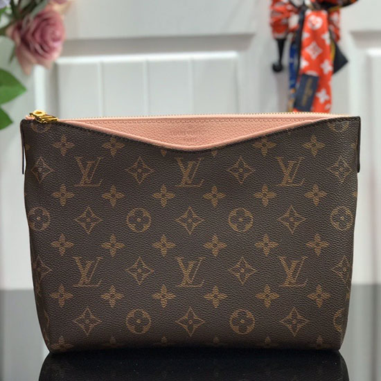 Beauty Case Pallas In Tela Monogram Louis Vuitton Rosa M64123