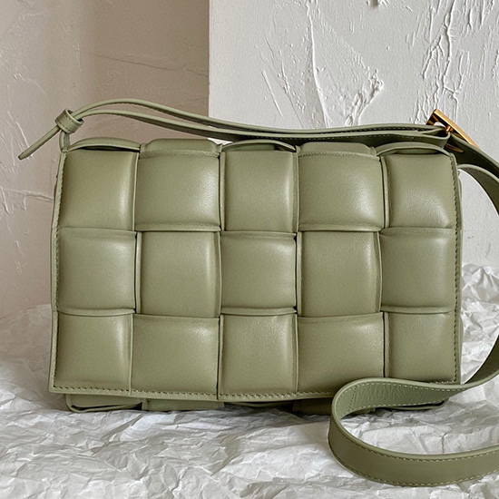 Borsa A Cassetta Imbottita Bottega Veneta Verde B591970