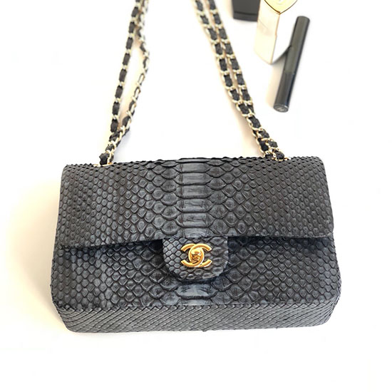 Borsa A Tracolla Chanel In Pelle Di Serpente Cf03112