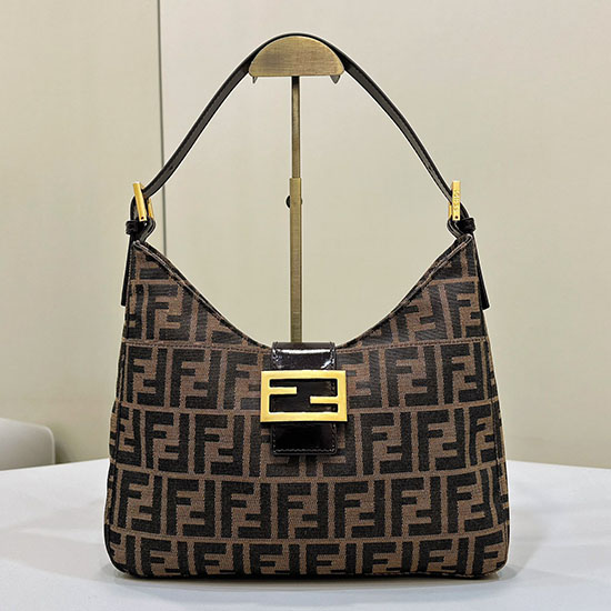 Borsa A Tracolla Fendi Zucca Marrone F8320a