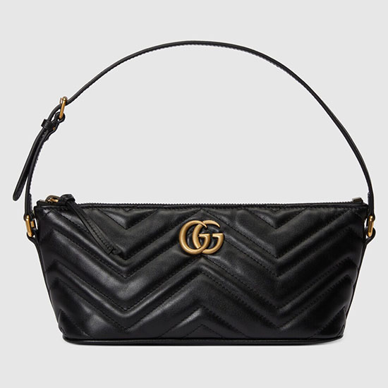 Borsa A Tracolla Gucci GG Marmont Nera 739166