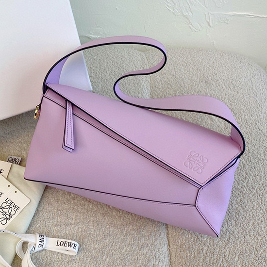 Borsa A Tracolla Loewe Puzzle Hobo Viola L51067