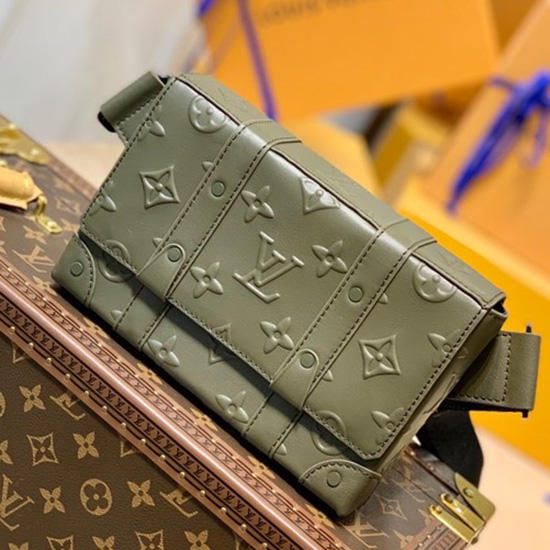 Borsa A Tracolla Louis Vuitton Trunk Verde M57952