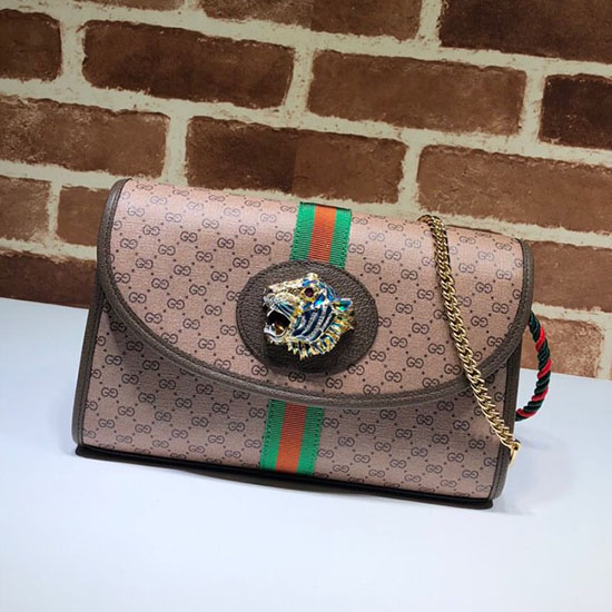 Borsa A Tracolla Piccola In Tela Gucci Rajah 570145