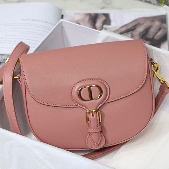 Borsa Bobby Media Dior Box In Pelle Di Vitello Rosa M8018