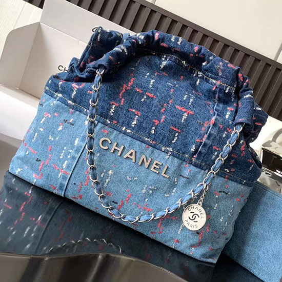 Borsa Chanel Denim 22 As3261