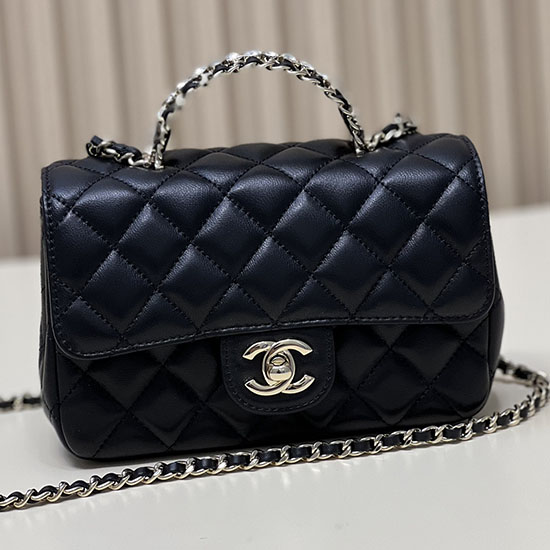 Borsa Chanel Piccola Con Manico Superiore E Catena As4233