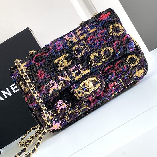 Borsa Chanel Piccola Con Patta Nera As4561