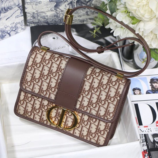 Borsa Con Catena Dior 30 Montaigne Marrone M9208