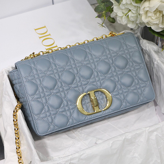 Borsa Dior Caro Blu Dm8016