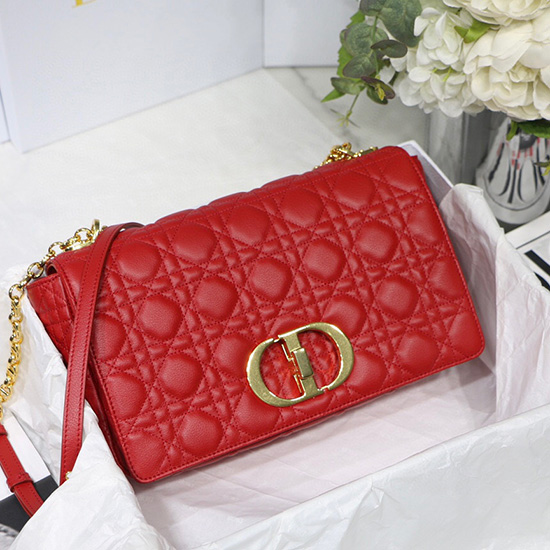 Borsa Dior Caro Rossa DM8016