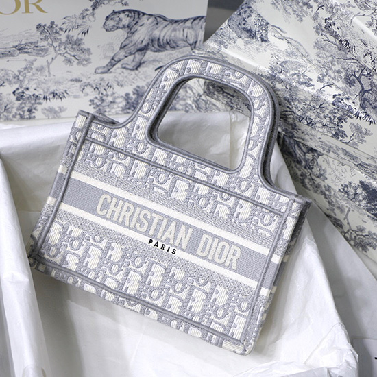 Borsa Dior Mini Book Grigia M1286