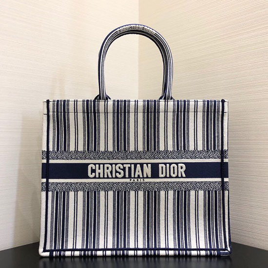 Borsa Dior Oblique Book Tote Blu D10041