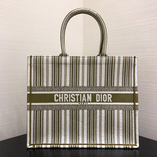 Borsa Dior Oblique Book Tote Verde D10041