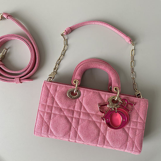 Borsa Donna Denim D-joy Rosa Dl3380