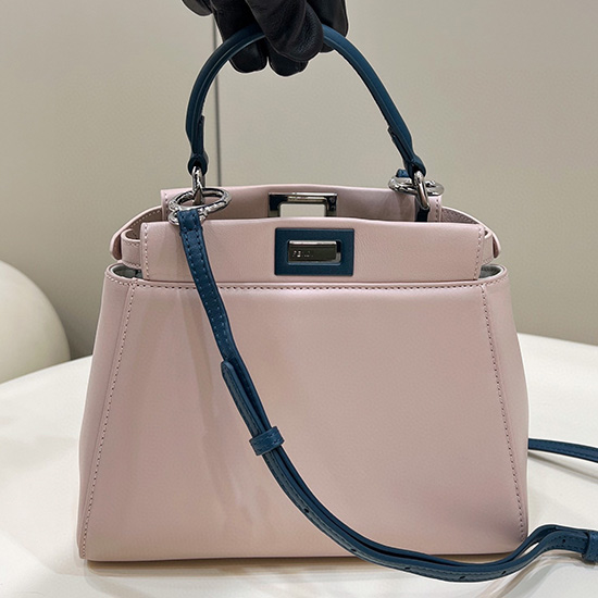 Borsa Fendi Mini Peekaboo In Pelle Nappa F25901