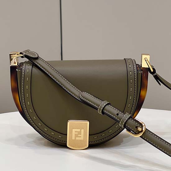 Borsa Fendi Moonlight In Pelle Verde F80008