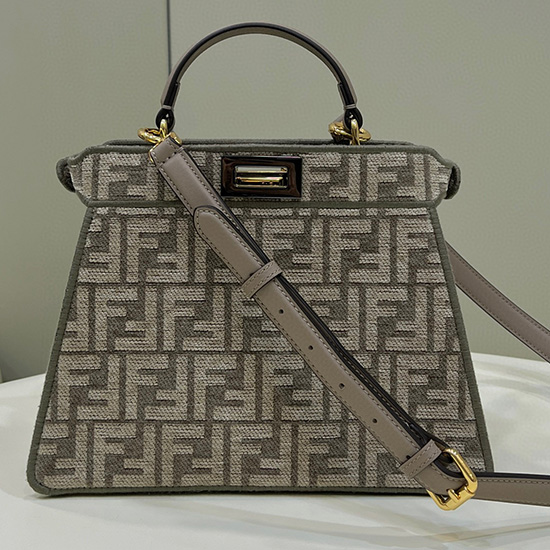 Borsa Fendi Peekaboo Iseeu Media Beige F80106