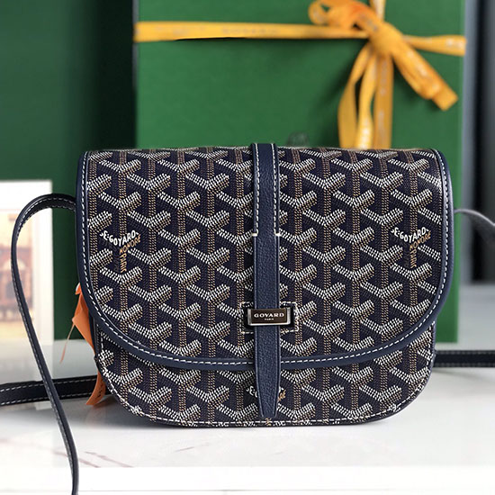 Borsa Goyard Belvedere Pm G6012 Blu Scuro