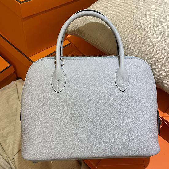 Borsa Hermes Bolide Tote Bleu Brume Con Argento HB12601