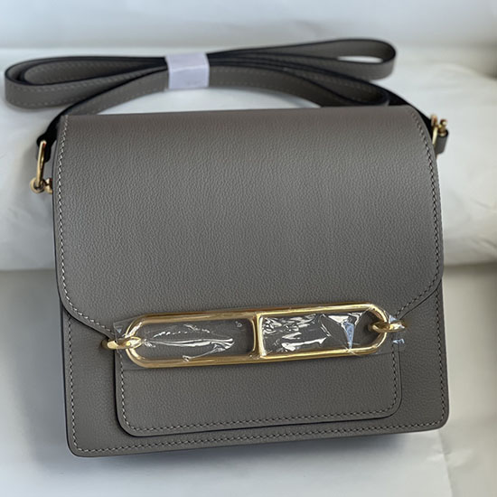 Borsa Hermes Evercolor Roulis In Pelle Gris Asfalte Hr0805