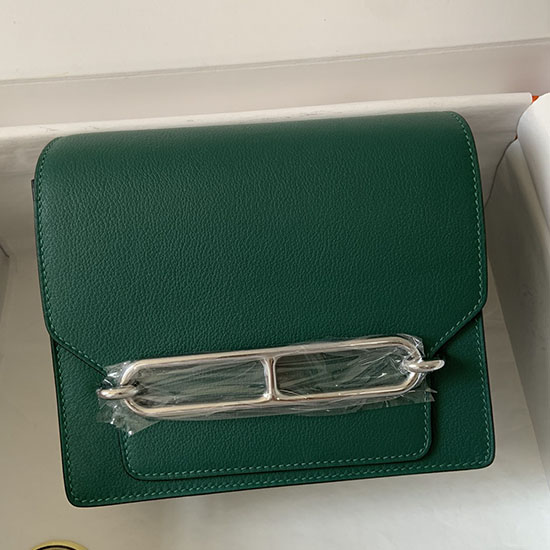 Borsa Hermes Evercolor Roulis In Pelle Malachite Hr0805