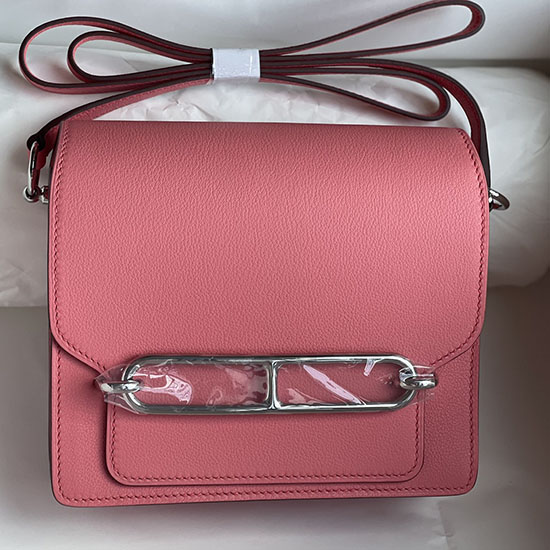 Borsa Hermes Evercolor Roulis In Pelle Rosa Chiaro Hr0805