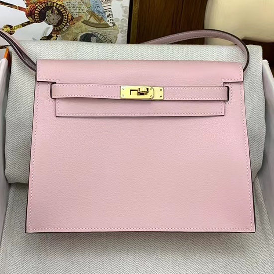 Borsa Hermes Kelly Danse 22 Rosa Saiura HKD0805