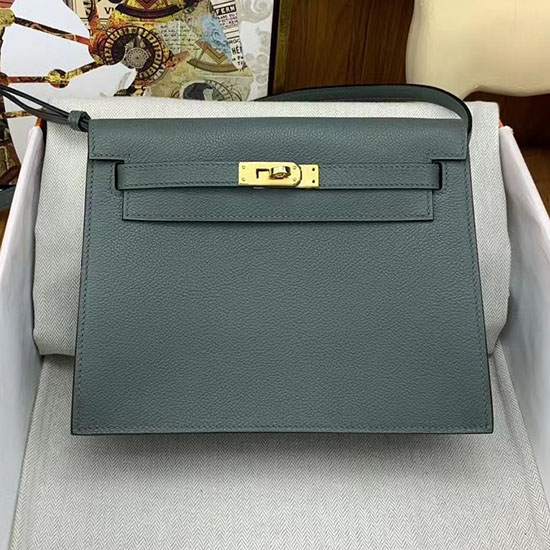 Borsa Hermes Kelly Danse 22 Vert Amande HKD0805