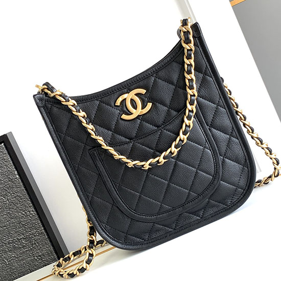 Borsa Hobo Chanel In Pelle Di Vitello As4532