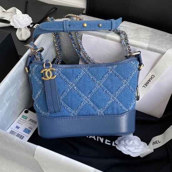 Borsa Hobo Piccola Gabrielle In Denim Chanel As07061