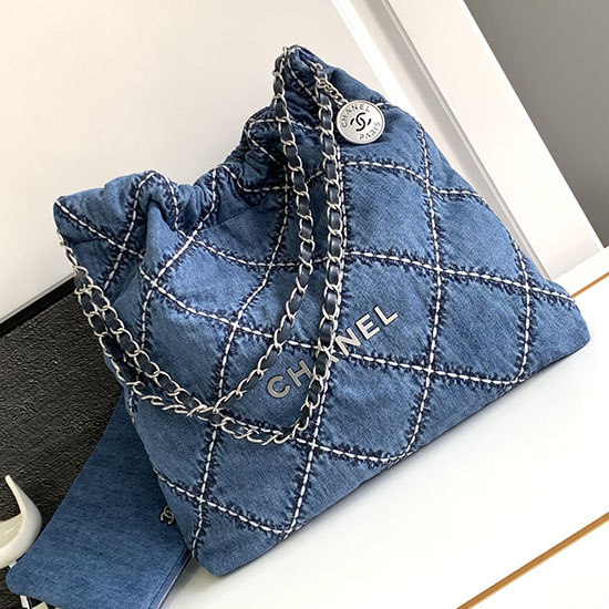 Borsa In Denim Chanel 22 As3261