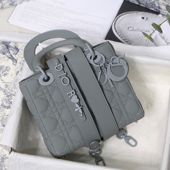 Borsa Lady Dior My Abcdior Grigia D12291