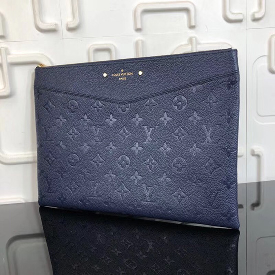 Borsa Louis Vuitton Monogram Empreinte Daily Blu M62938