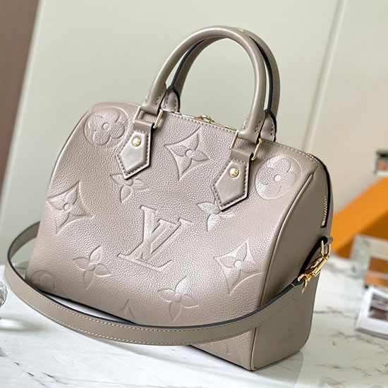 Borsa Louis Vuitton Speedy Bandouliere 25 Grigia M59273