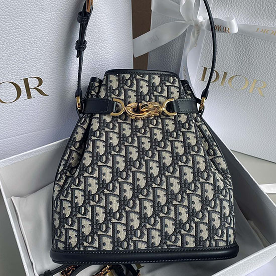 Borsa Media Cest Dior Oblique Jacquard D7061