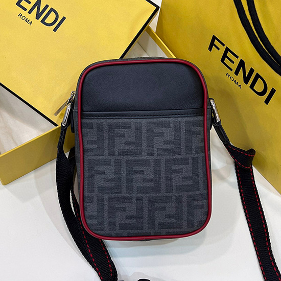 Borsa Messenger Fendi Nera F0198