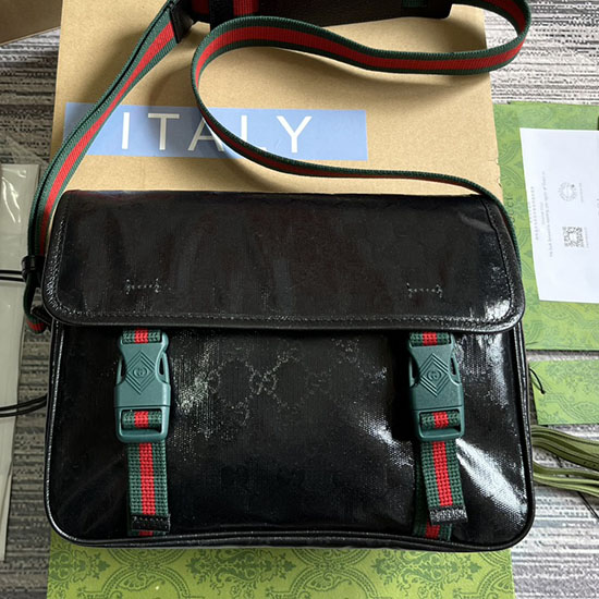 Borsa Messenger Gucci Gg Nera 760123