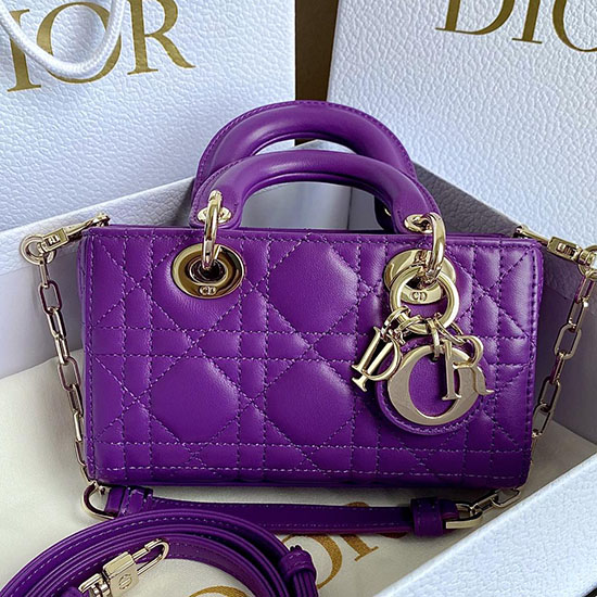 Borsa Mini Lady D-joy Viola Dm3380