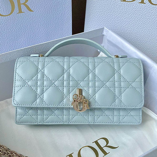 Borsa Mini Miss Dior Blu D3370