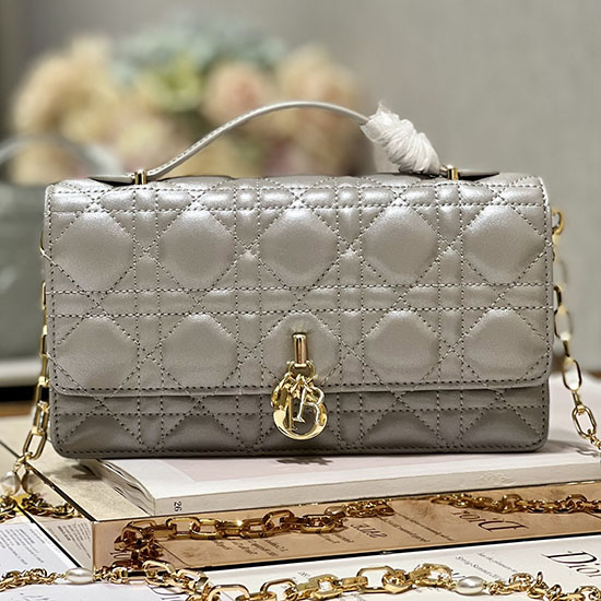 Borsa Mini Miss Dior Grigia D0980