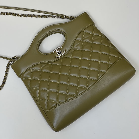 Borsa Mini Shopping Chanel 31 Verde As4133