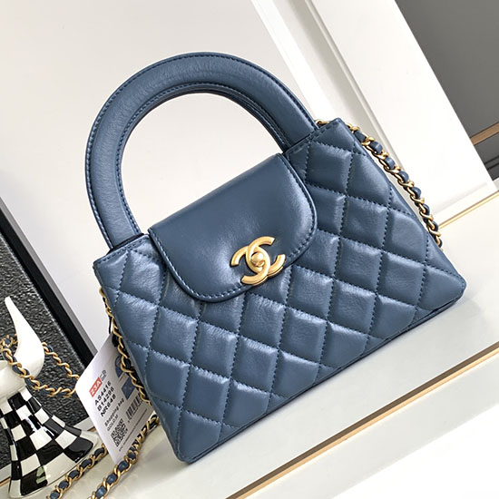 Borsa Mini Shopping Chanel Blu As4416