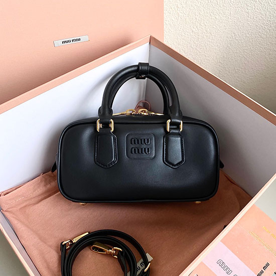 Borsa Miu Miu Arcadie In Pelle Nera 5bb142