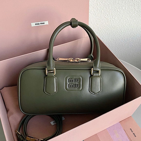 Borsa Miu Miu Arcadie In Pelle Verde 5bb148