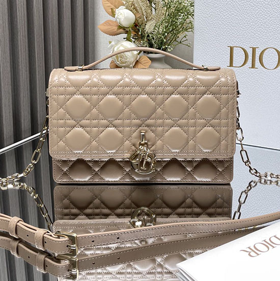 Borsa My Dior Con Manico Superiore Beige Dm0810