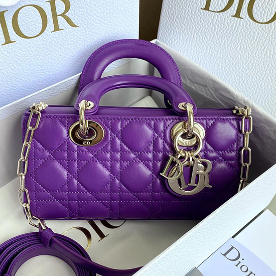 Borsa Piccola Dior O Lady D-joy Viola D3380