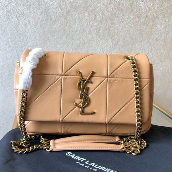 Borsa Piccola Jamie Saint Laurent In Pelle Di Agnello Beige 515820