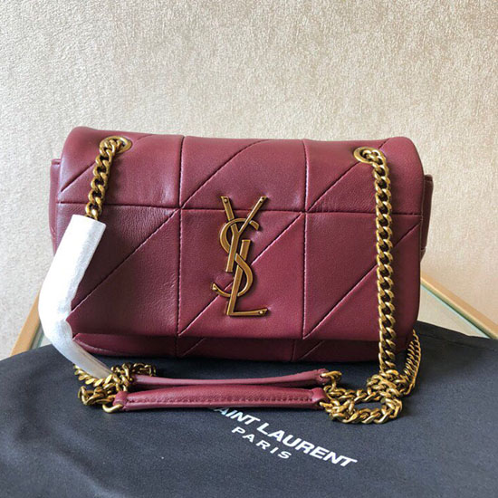 Borsa Piccola Jamie Saint Laurent In Pelle Di Agnello Bordeaux 515820